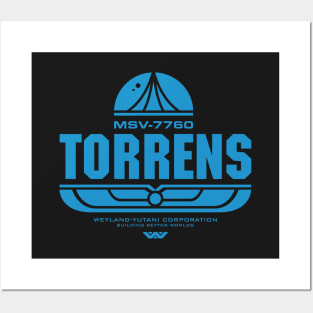 Torrens (blue) Posters and Art